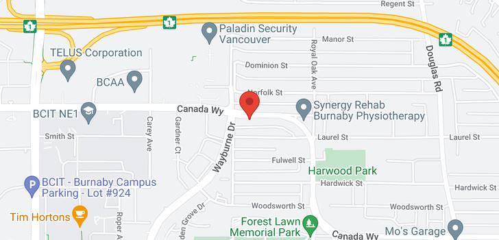 map of 4634 CANADA WAY